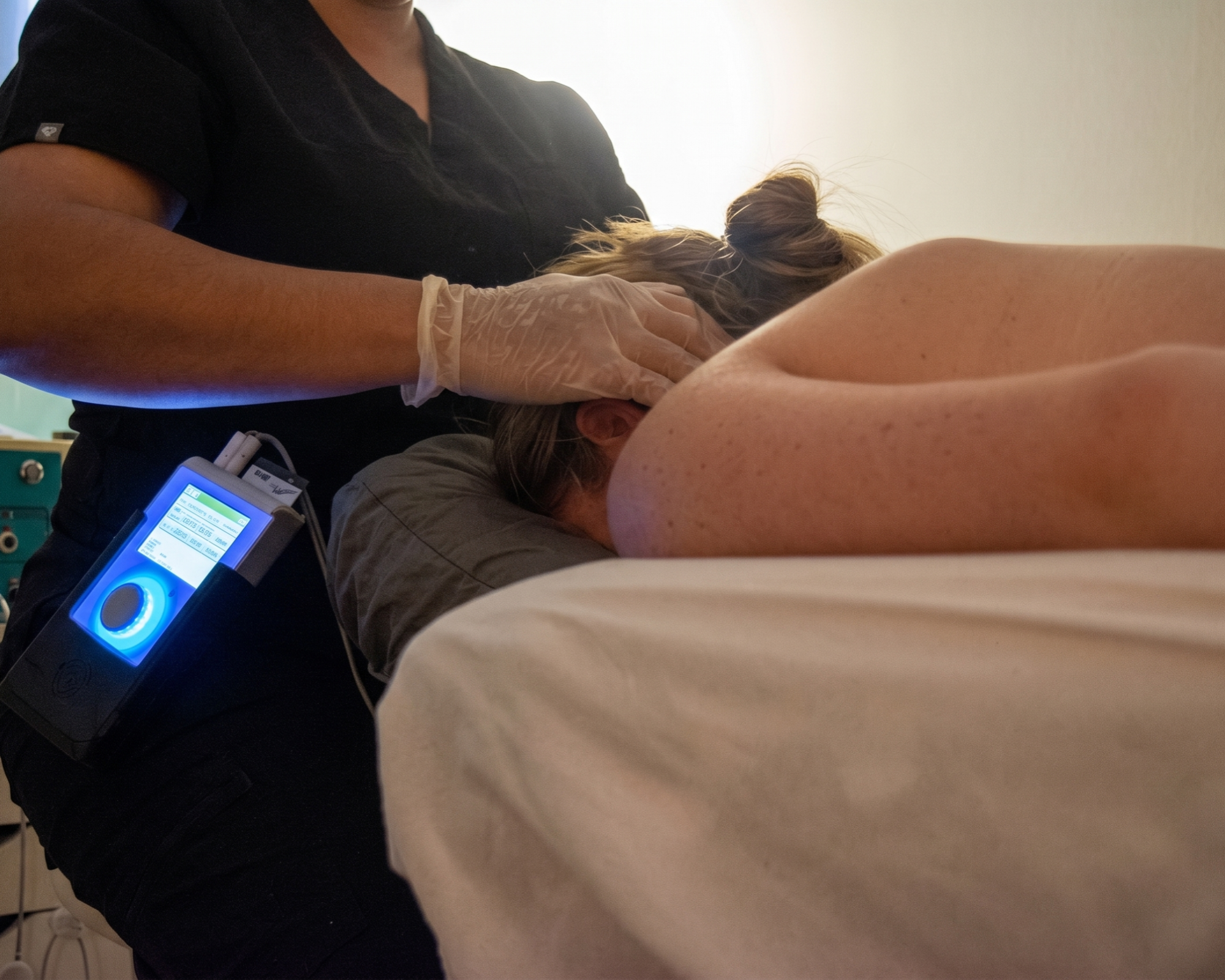 Lymphatic drainage with Deep Oscillation at Woodlands Natural Health in The Woodlands, TX